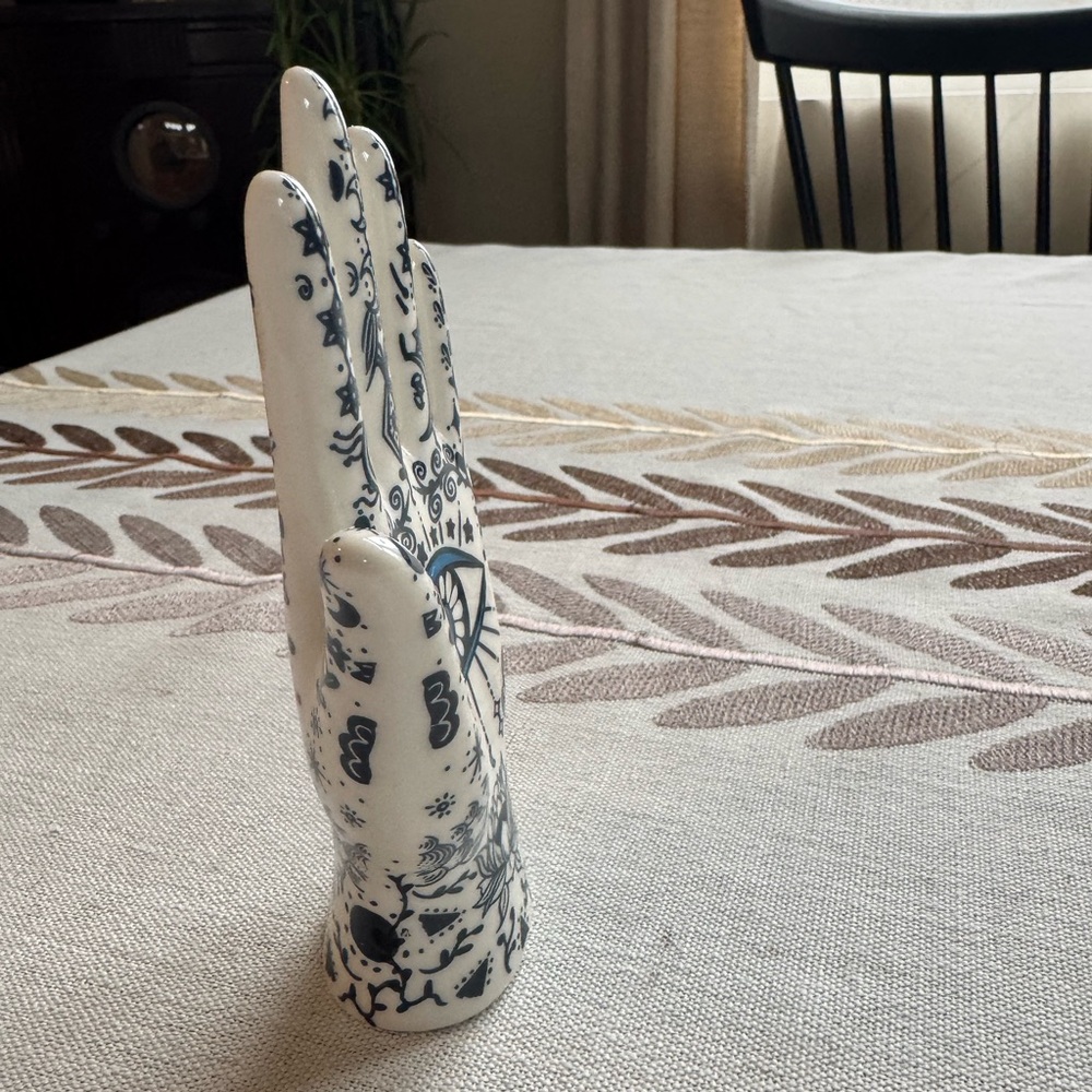 Hamsa Ceramic Hand - Picture 5 of 5